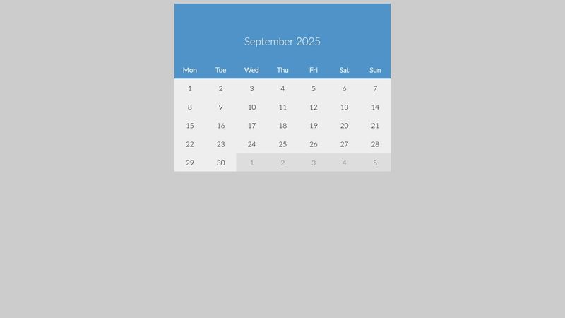 Vanilla JS calendar / starting by Monday