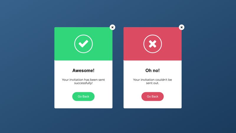 Success & Error Alerts - Daily UI #11