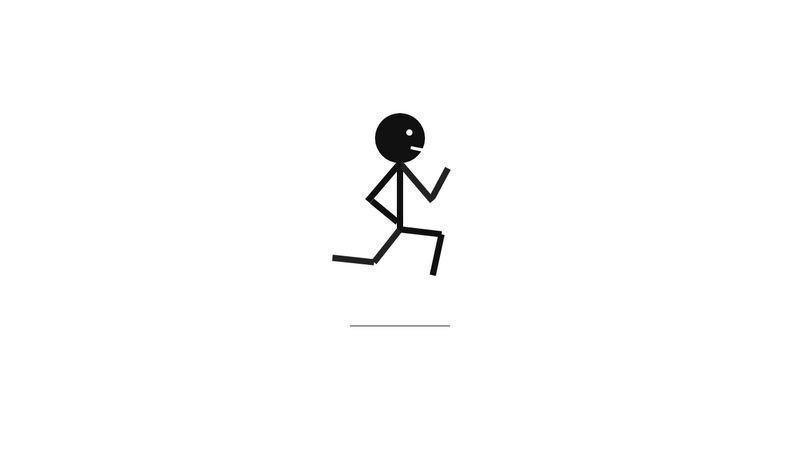running stickman