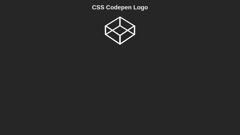 Codepen Logo in CSS