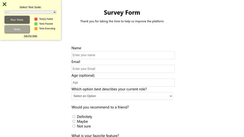 Survey Form