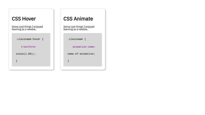 React Cards!