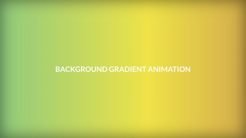 Background gradient animation