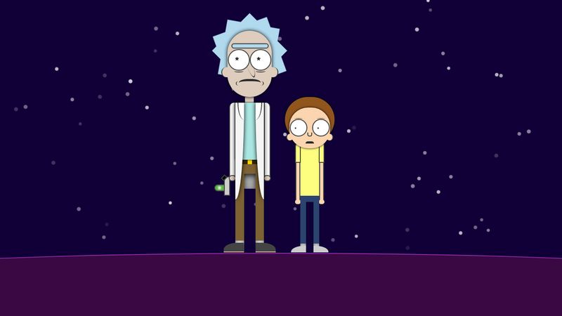 Rick & Morty - Pure CSS. (CSS Only)