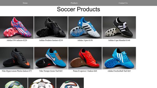 Soccer stop product page - Script Codes