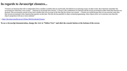 In re. Closures - Script Codes
