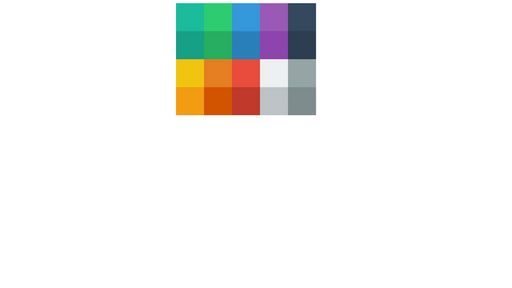 Flat UI Colours - Script Codes