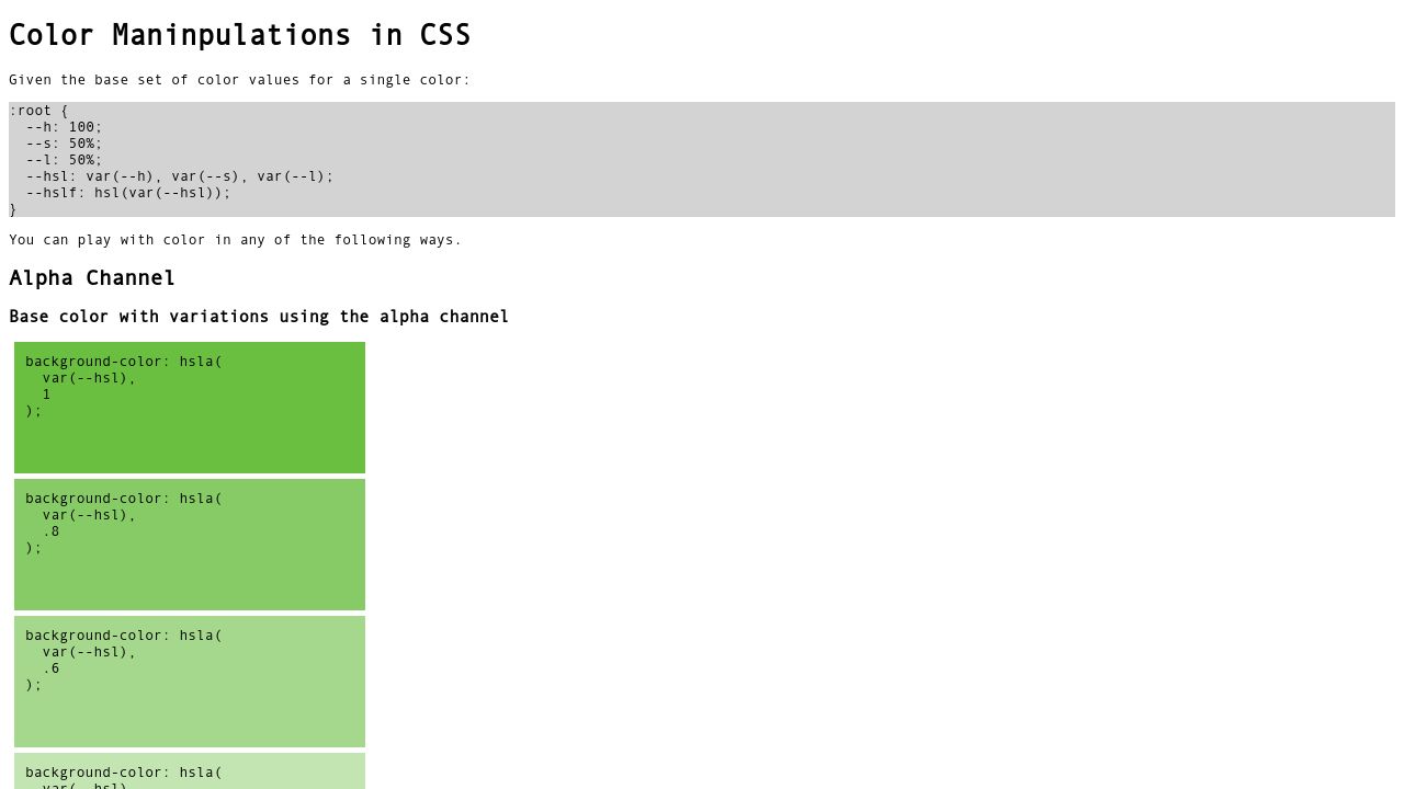 Thay đổi màu sắc trong CSS là cách tốt nhất để cập nhật trang web của bạn mà không cần phải thay đổi nội dung. Với những tính năng mới như CSS4, bạn có thể chọn từ hàng ngàn sắc thái màu để tạo nên nét tươi sáng và hài hòa cho trang web của mình. Hãy xem hình ảnh để biết thêm chi tiết về cách thay đổi màu sắc trong CSS.