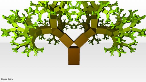 3D Pythagoras tree II - Script Codes