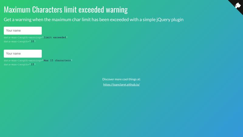 characters-limit-exceeded-warning-with-a-simple-jquery-plugin