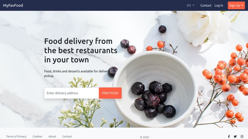 landing-page-food-delivery-bootstrap