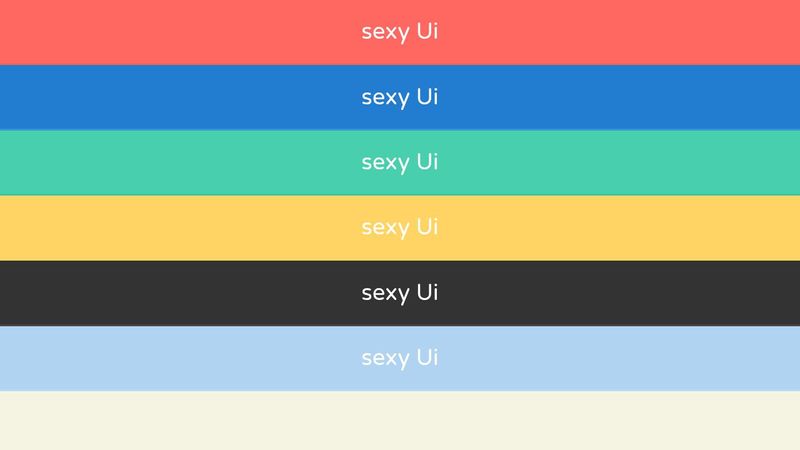Sexy ui colors