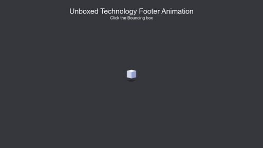 Unboxed Technology Footer Animation - Script Codes