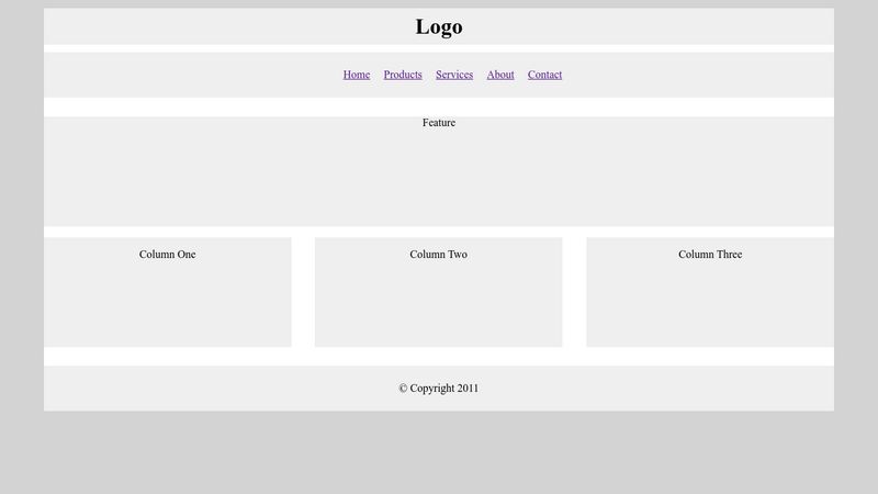 Practice: HTML/CSS Layout