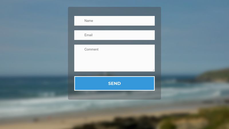 form in css codepen