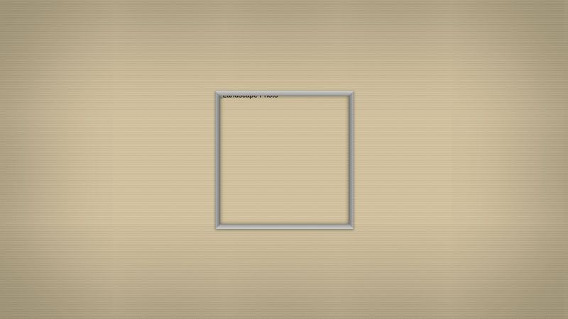 Pure CSS Picture Frame