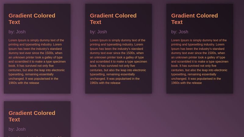 gradient colored text