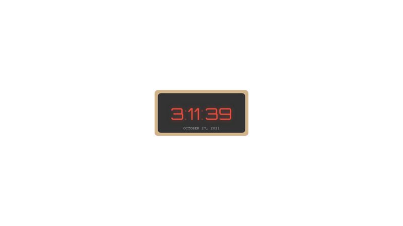 Digital Clock & Date