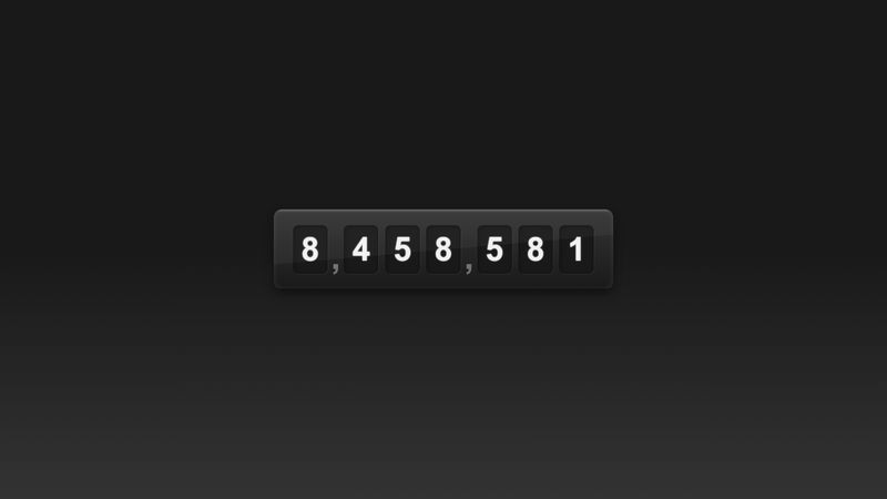 codepen number counter animation