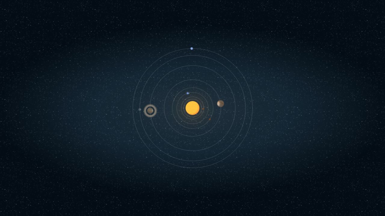 animated 3d solar system