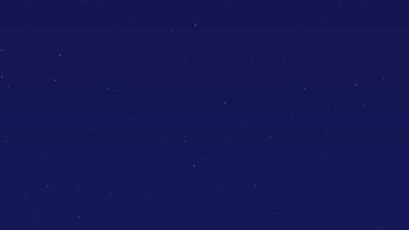 Random blinking stars CSS animation