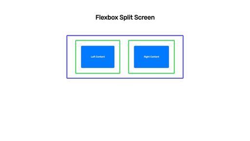 Flexbox Split Screen - Script Codes