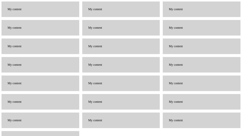 Grid of Cards Using CSS Grid