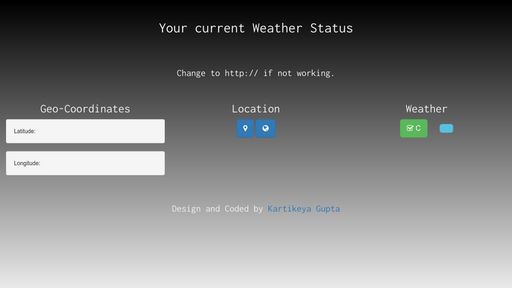 Weather Application - Script Codes