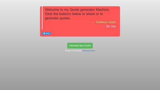 Random Quote Generator Machine - Script Codes
