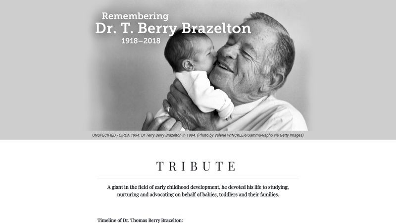 FCC - Remembering Dr. T. Berry Brazelton