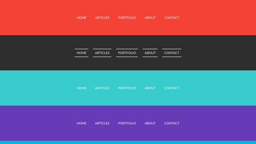 CSS Pseudo Element Hover Effects - Script Codes