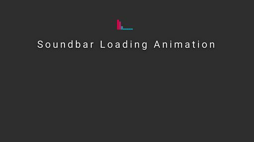 Soundbar Loading Animation - Script Codes