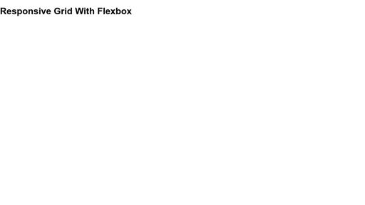 Flexbox Grid - Script Codes