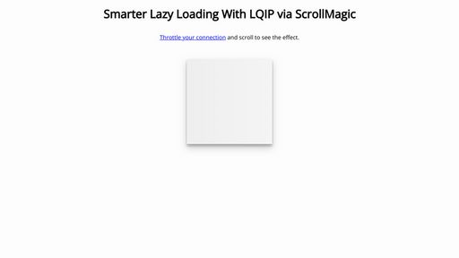 Lazy Image Loading via ScrollMagic - Script Codes