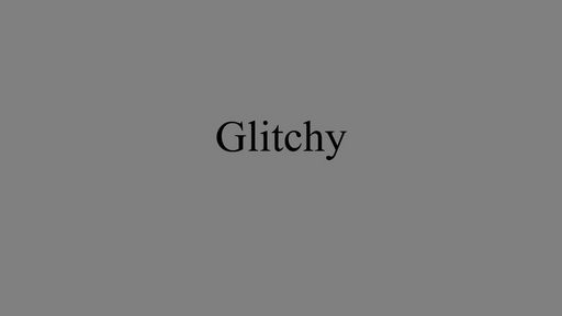 Glitchy Text Effect - Script Codes