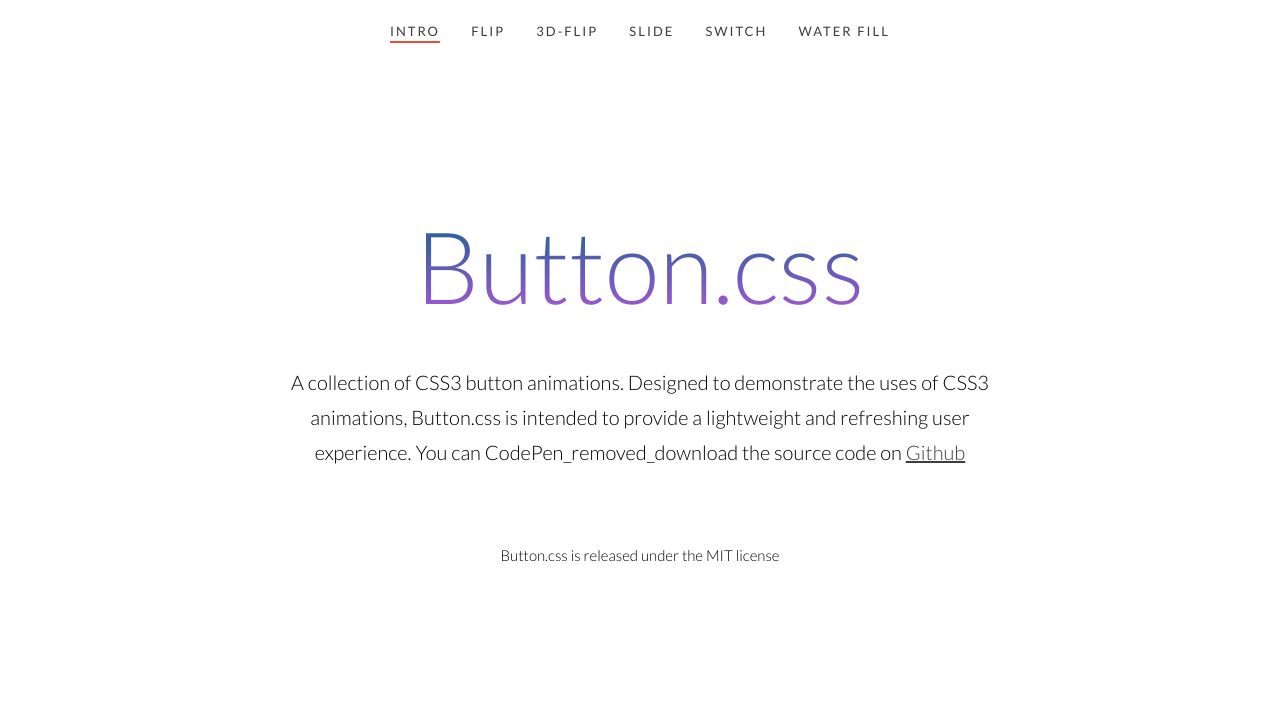: CSS3 Button Animations