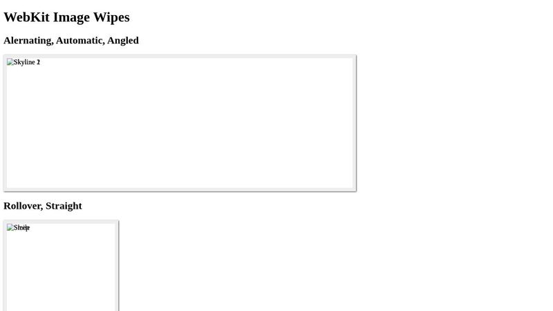 CSS3 wipe animation CSS3 wipe animation