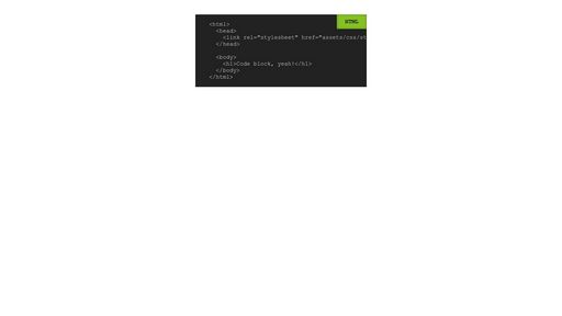 CSS Pre-Block Overflow example - Script Codes