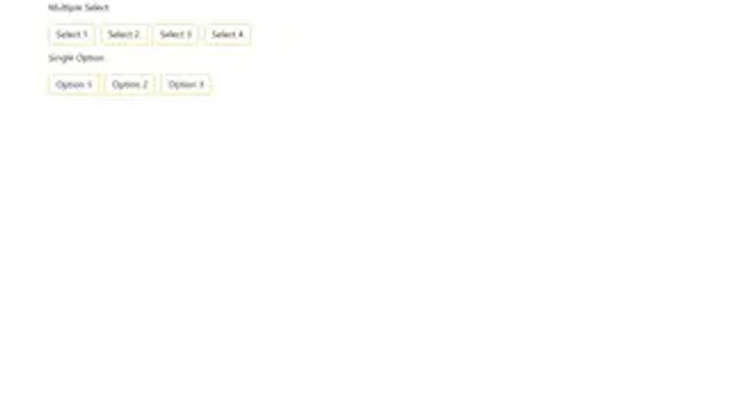 Single and multiselect buttons