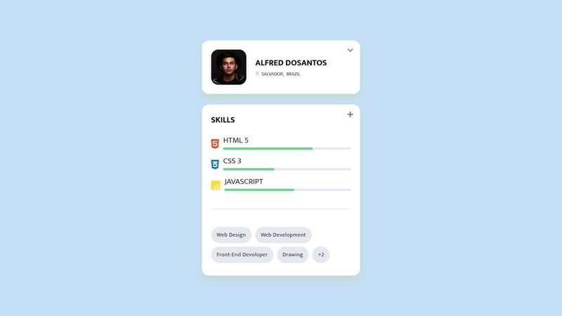 Skills Card UI - CSS