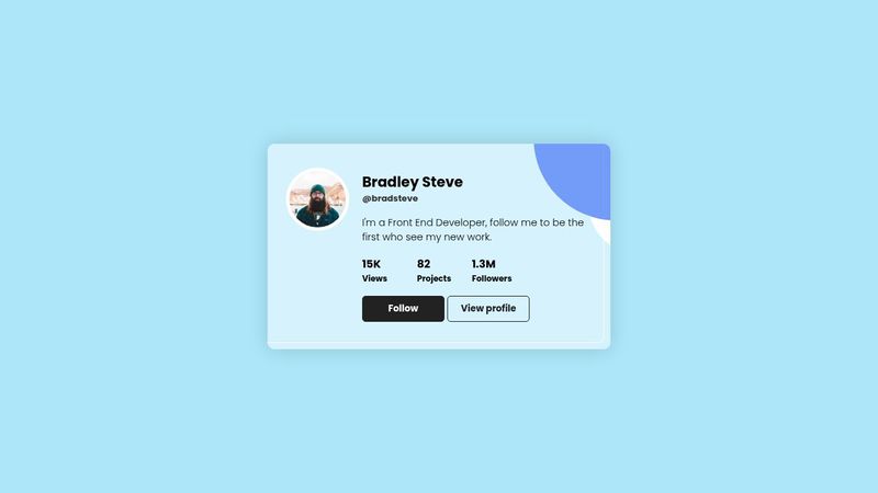 profile card html css codepen