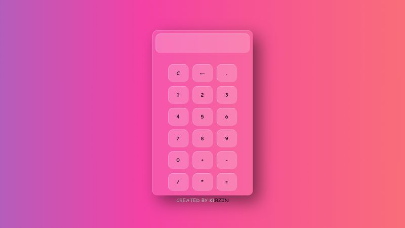 CSS CALCULATOR DESIGN