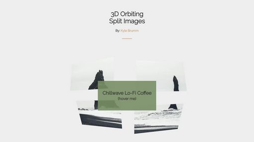 3D Orbiting Split Images - Script Codes