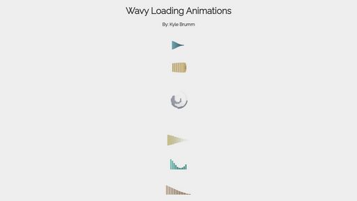 Wavy Loading Animations - Script Codes