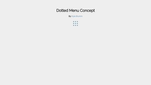Dotted Menu Concept - Script Codes