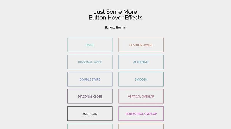 Button Hover Effects