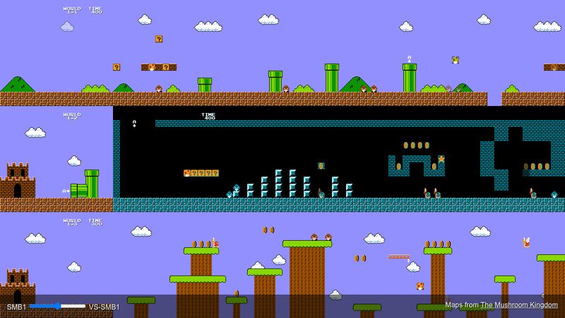 SMB1 Console vs. Arcade Levels