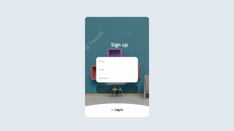 Form Login With Background Image