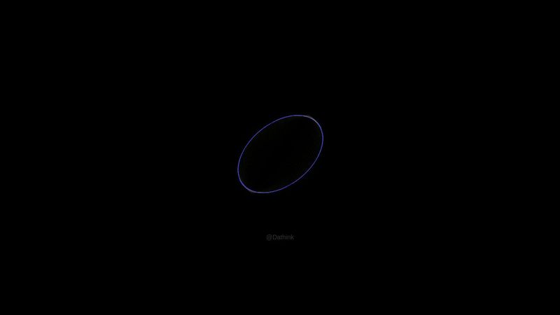 Pure CSS ghostly sphere