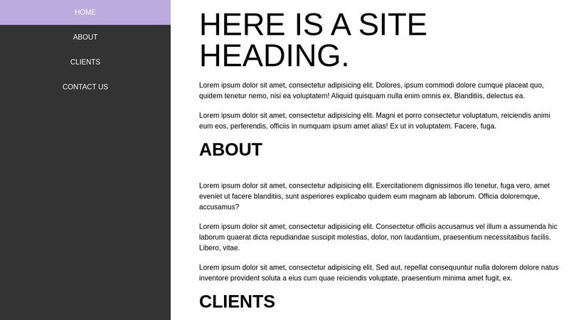 Menu Highlighting On Scroll